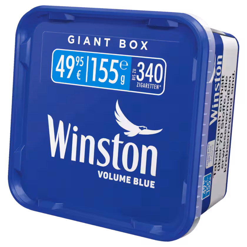 Winston - Drehtabak - Blue - 155g - Giant Box - TT B2B